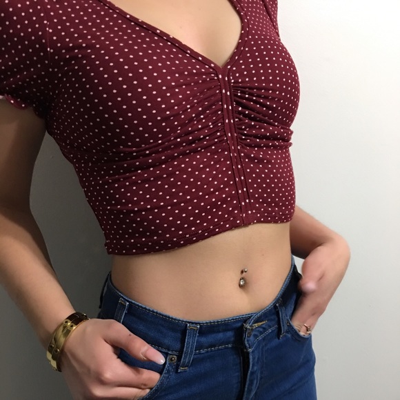 Darling Dolly Polka Dot Crop Top - Picture 8 of 8